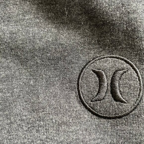 Hurley LS Crew Nk Activewear Cotton Poly Pullover Shirt Charcoal Grey Sz S NWT - Picture 8 of 11